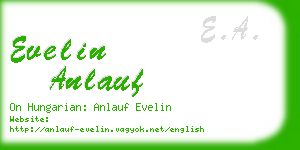 evelin anlauf business card